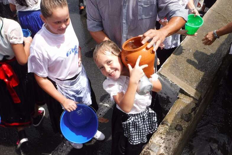 Imagen de la Traída Infantil del pasado año (Foto TA)
